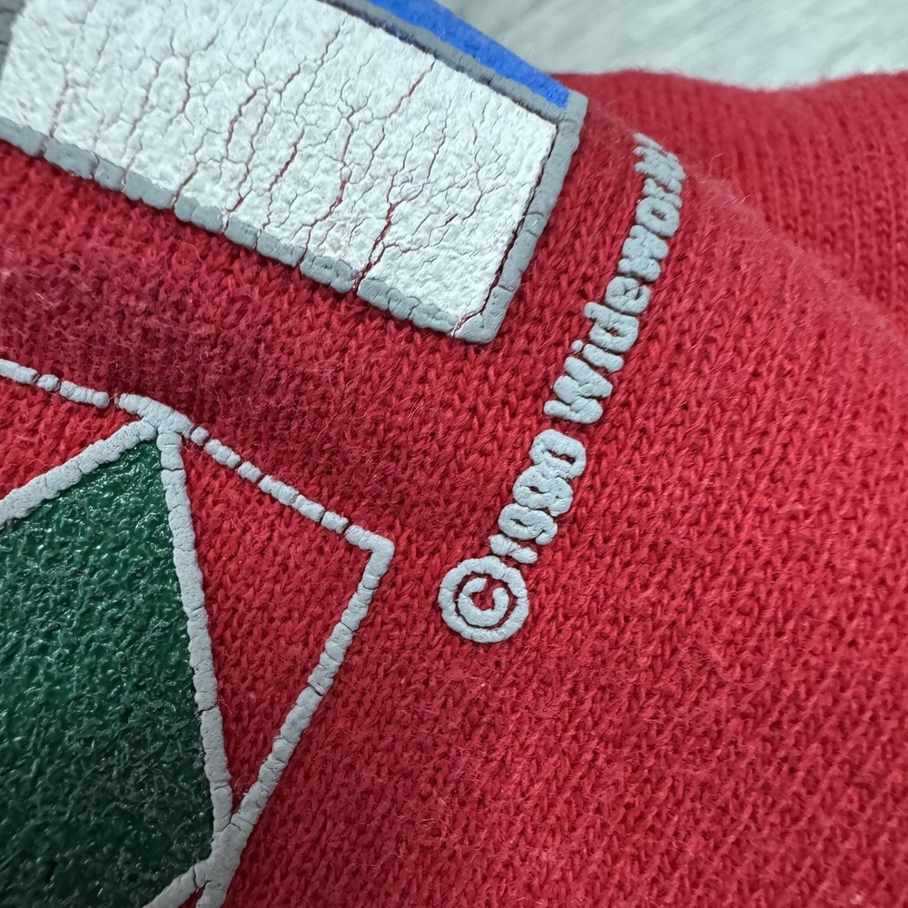 VTG Nebraska Cornhuskers Crewneck Pullover 1990 MiUSA Sz L College - Picture 6 of 7